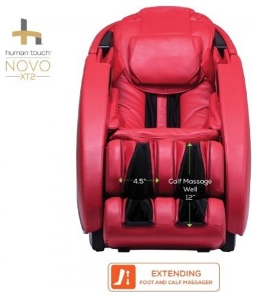 Human Touch Novo XT2 3D SL Track Massage Chair with Zero Gravity  Red   Contemporary   Massage Chairs   by easymassagechair  Houzz