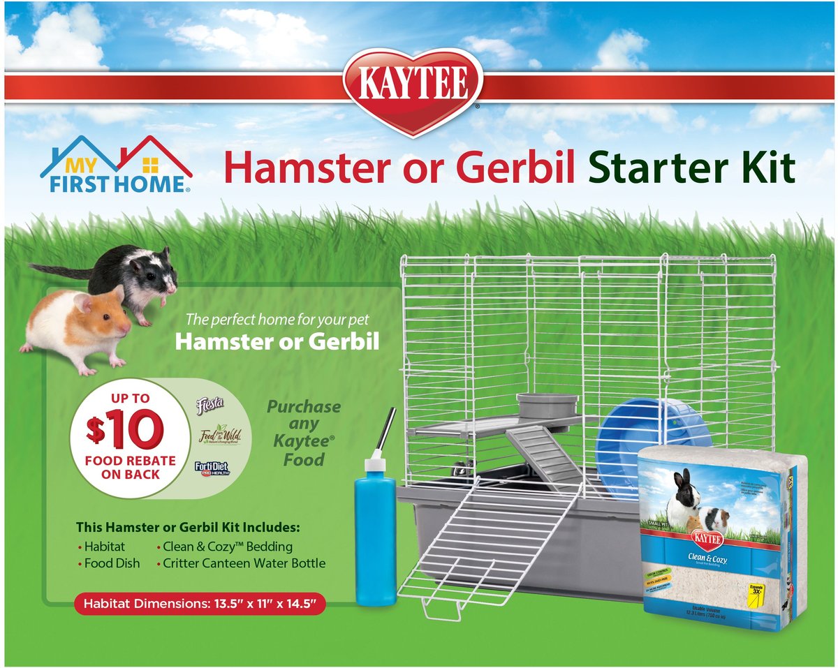 Kaytee My First Home Hamster and Gerbil Starter Kit