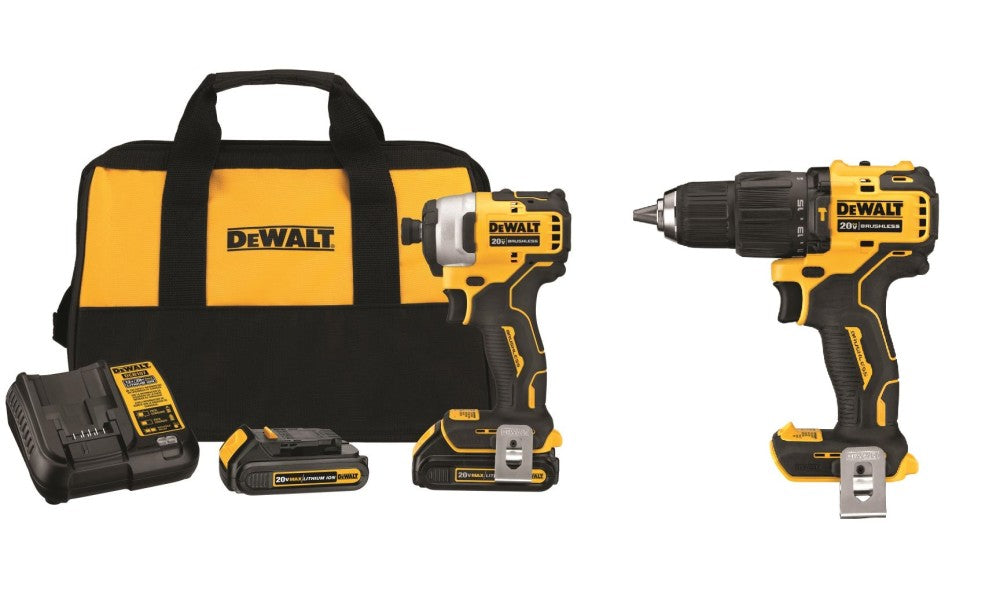 DEWALT 20V MAX 1/4" Impact Driver & 1/2" Hammer Drill/Driver Combo Kit Bundle DCF809C2-DCD709B from DEWALT