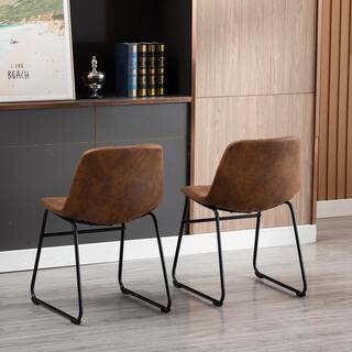 Home Beyond Colmar Brown Dining Side Chair (Set of 2) UC-13BRN