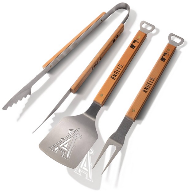 Mlb Los Angeles Angels Classic Series Bbq Set 3pc