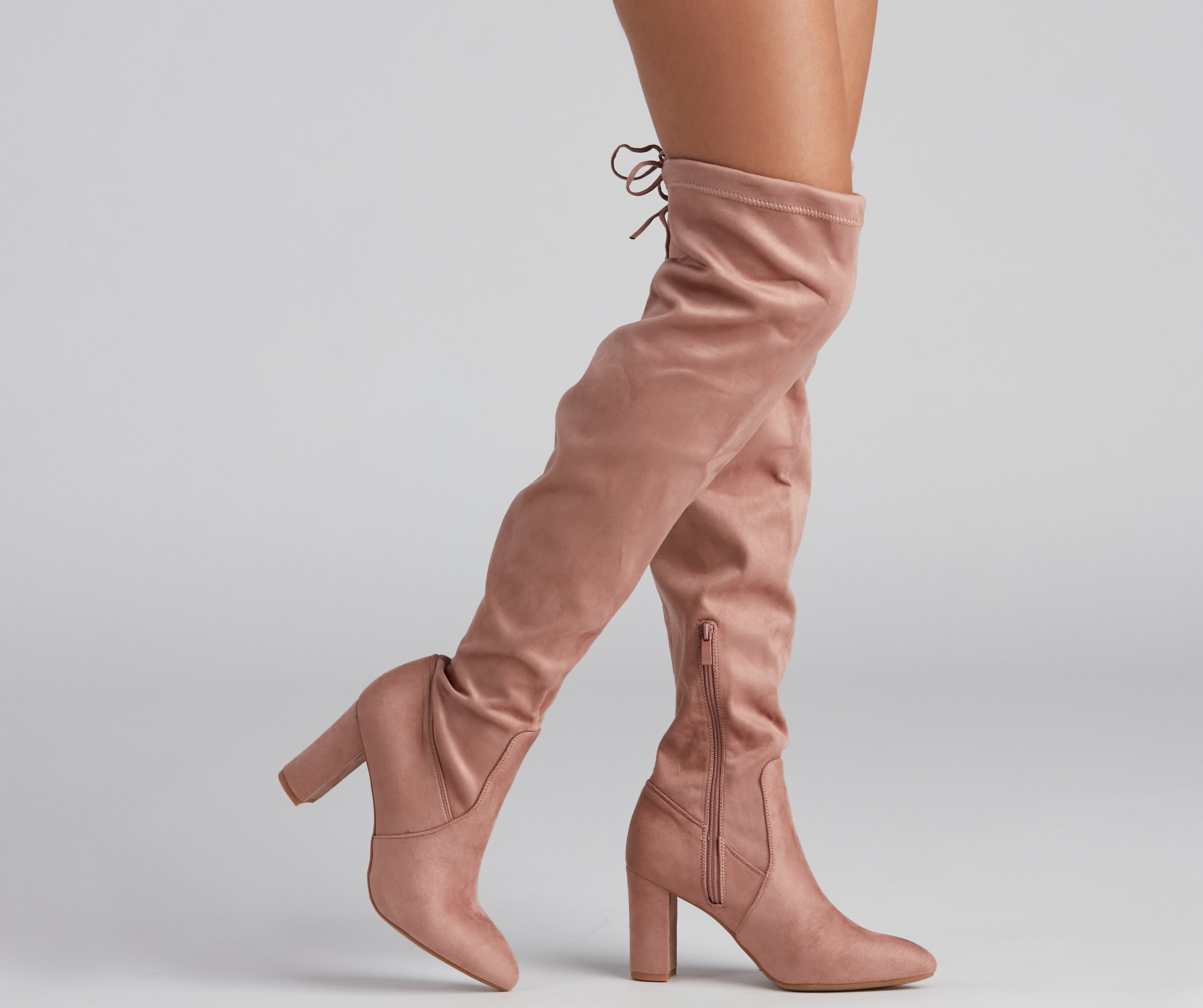 CLEARANCE - Classic Chic Faux Suede Boots