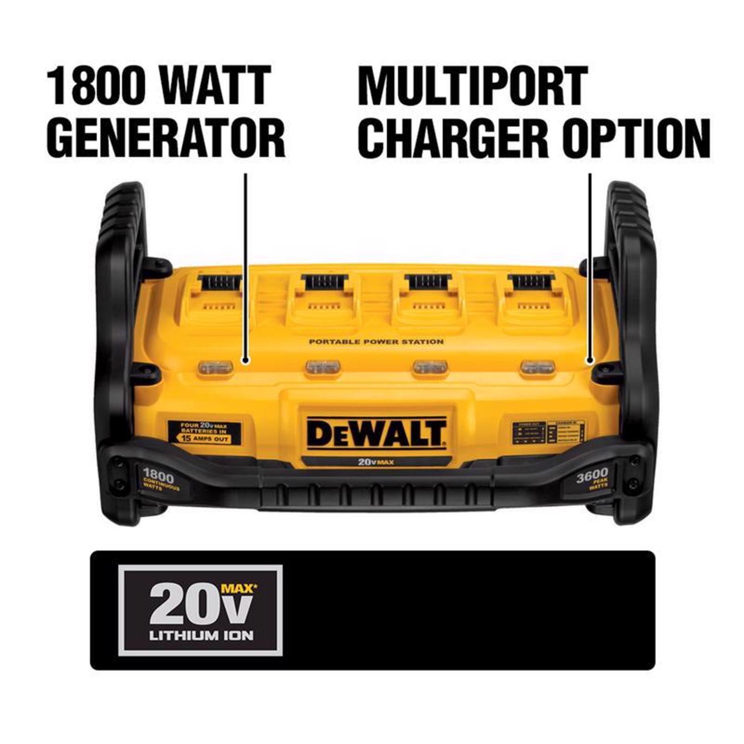 DW 20V MAX DCB1800B 20 V Lithium-Ion Portable Power Station 1 pc