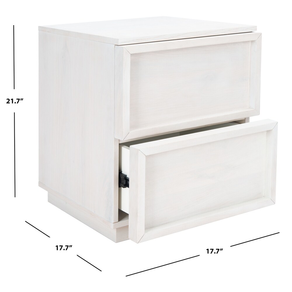 SAFAVIEH Couture Zeus 2 Drawer Nightstand.