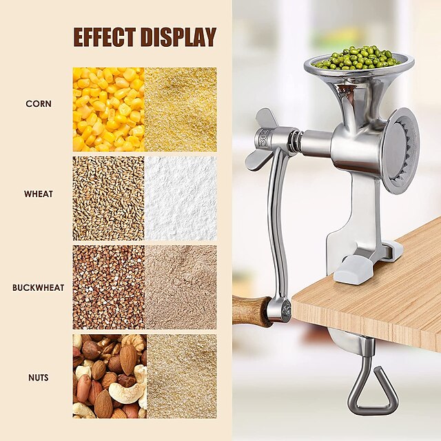 304 stainless steel manual coffee bean grinder hand grinder rice pepper seasoning grinder