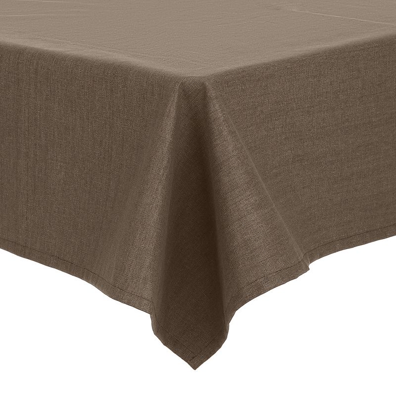 Rectangle Wrinkle-resistant Washable Polyester Linen Table Cover， 51 X 71