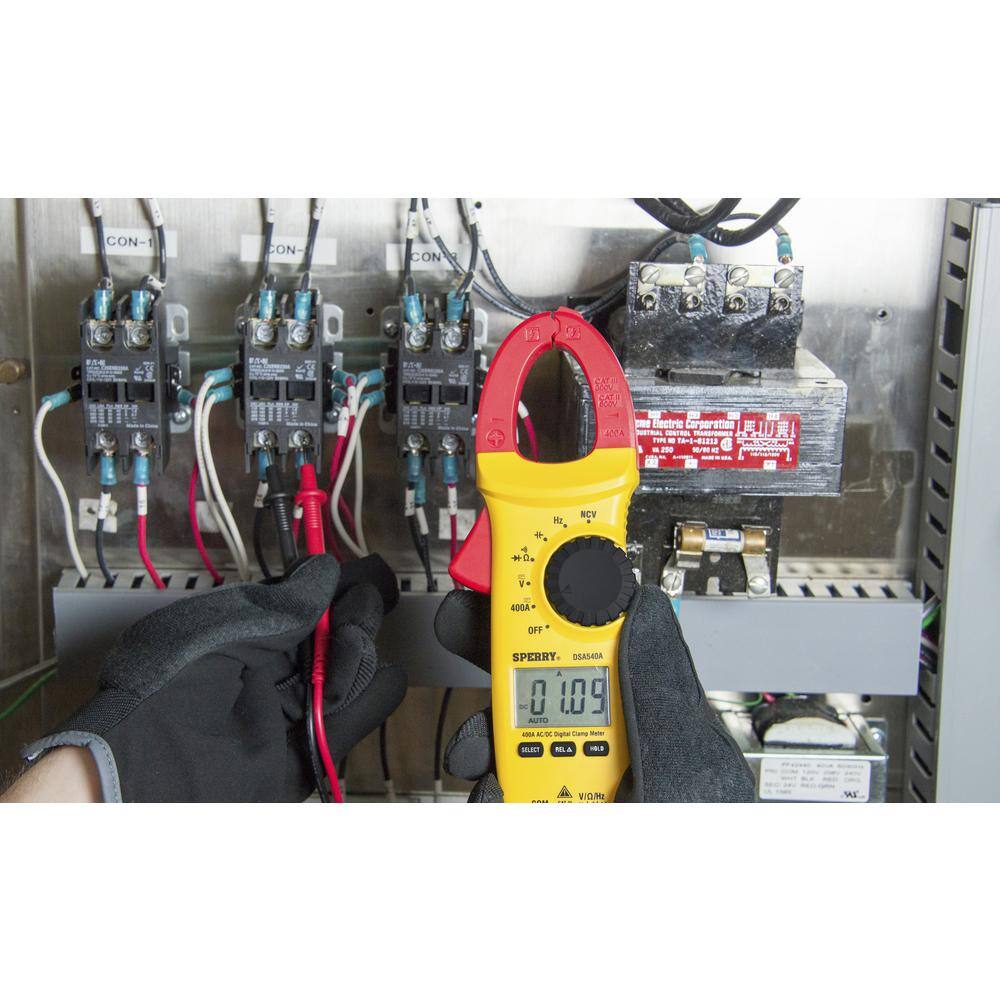 Sperry 400 Amp 6-Function Snap-Around Digital LCD Clamp Meter DSA540A