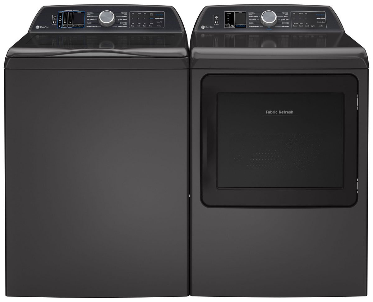 GE Profile 5.4 Cu. Ft. Diamond Gray Washer With Smarter Wash Technology And FlexDispense