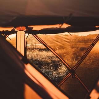 Gazelle G6 Deluxe Portable 8-Person 6 Sided GazeboShade Tent Badlands Brown GG610BR