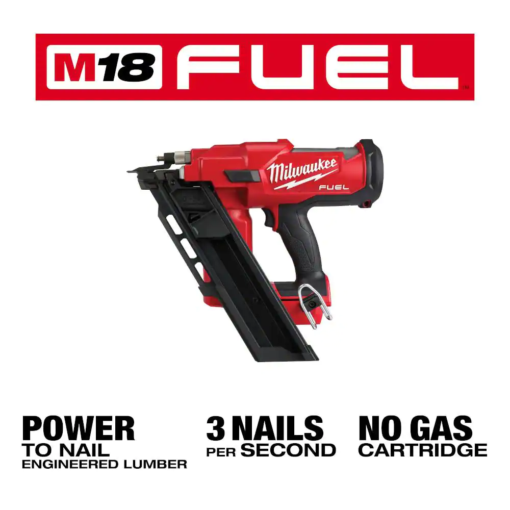 Milwaukee M18 FUEL 3-1/2 in. 18-Volt 30-Degree Lithium-Ion Brushless Cordless Framing Nailer (Tool-Only)