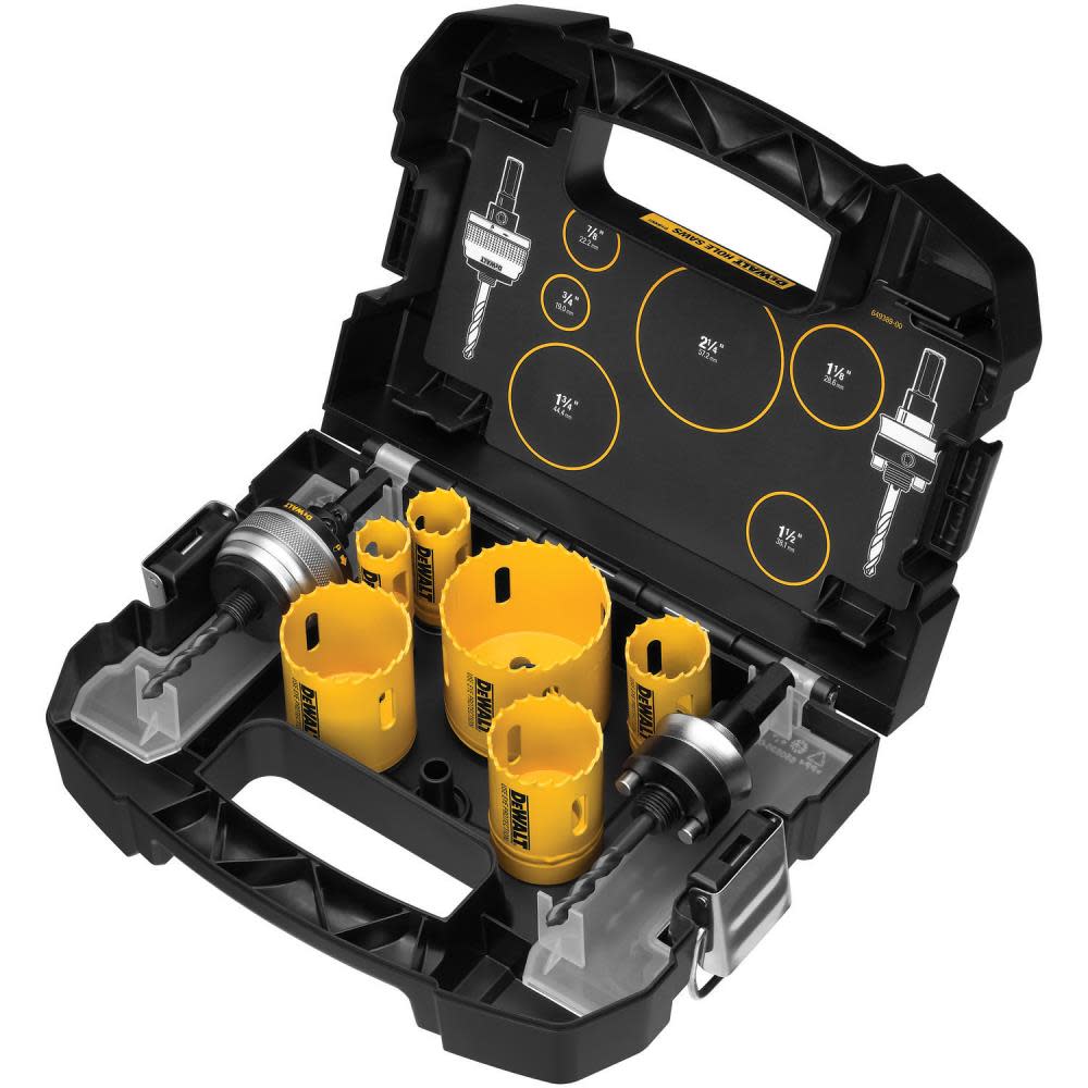 DEWALT Heavy-Duty Hole Saw Sets (D180001) ;