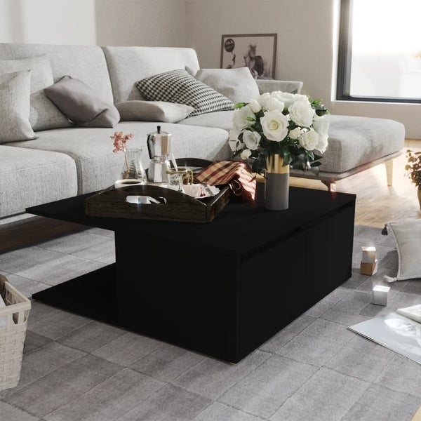 vidaXL Coffee Table Black 31.5