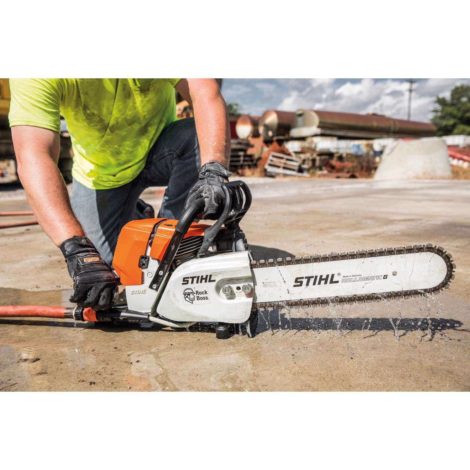 STIHL Rock Boss GS 461 16 in. 76.5 cc Gas Concrete Cutter