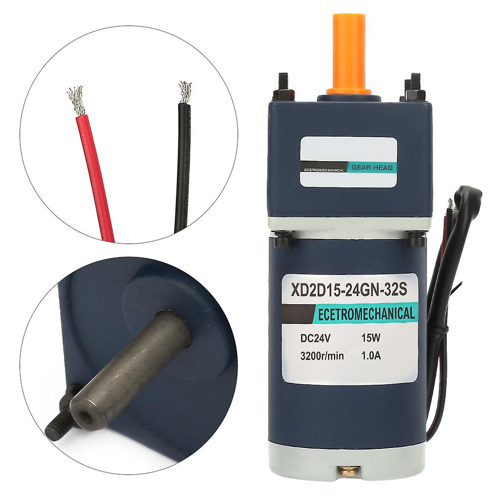 Dc24v 15w Xd2d15-24gn-32s Permanent Magnet Dc Reduction Gear Motor Adjustable Speed (20rpm)