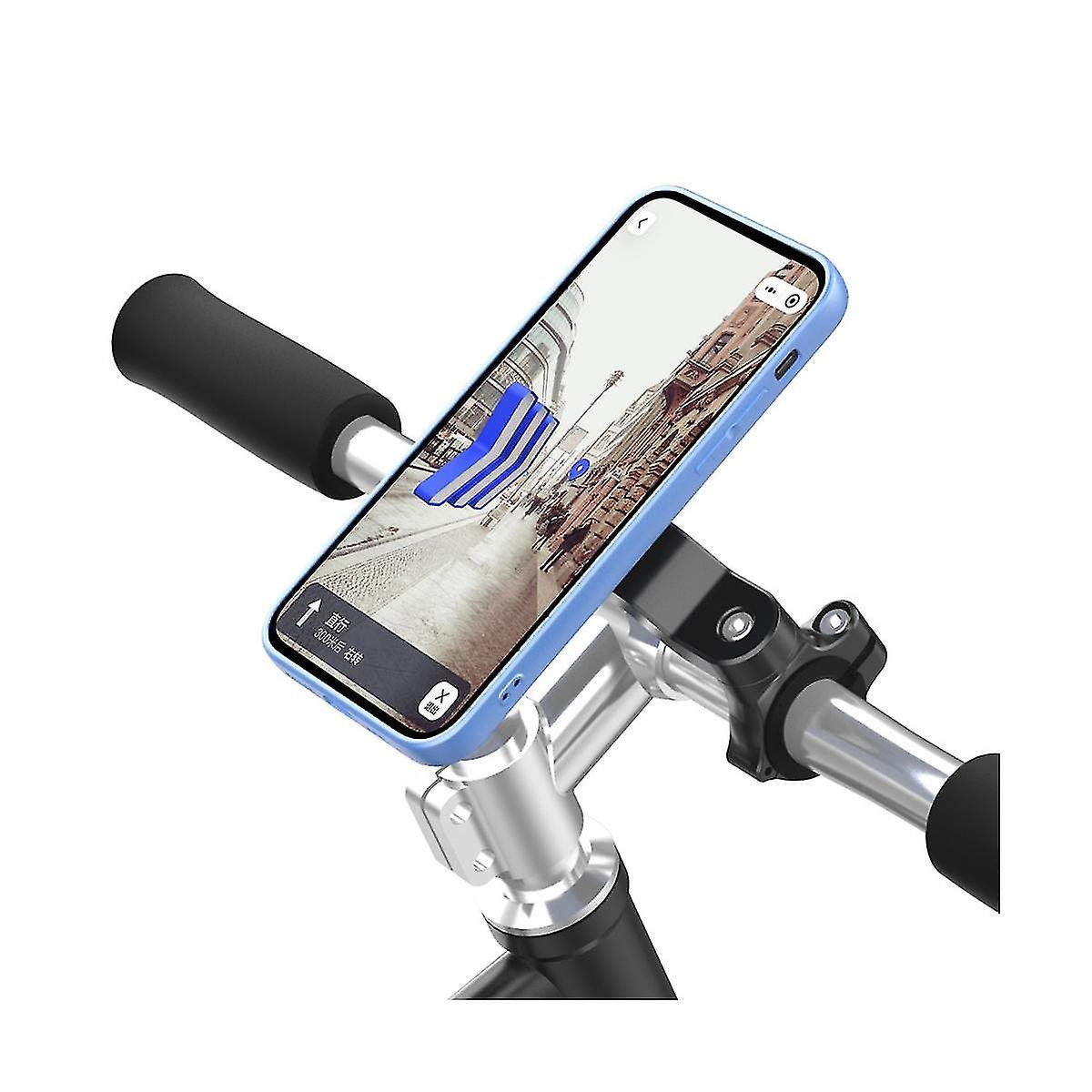 Bicycle Mobile Phone Bracket Strong Magnetic Rotation Electric Vehicle Navigation Bracket