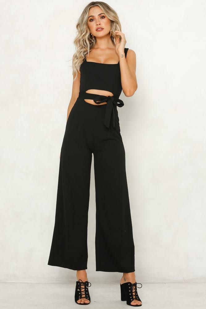 Healing Hands Jumpsuit Black