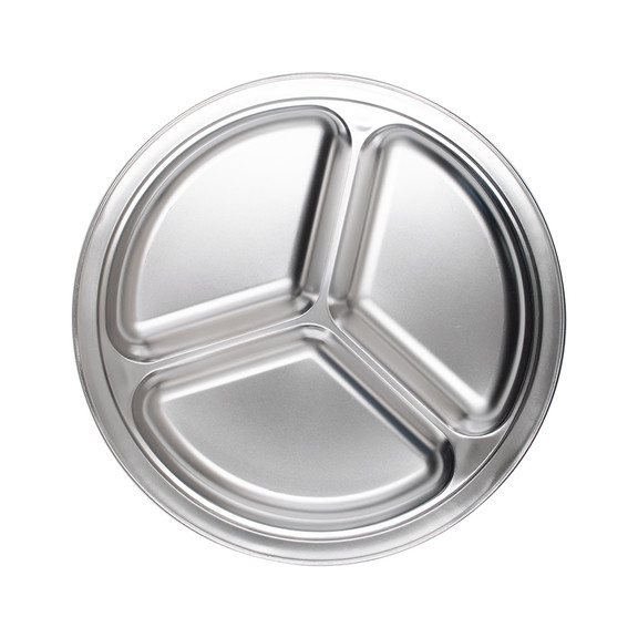 Aspire 3 Pack Stainless Steel Round Dinner Plate D...