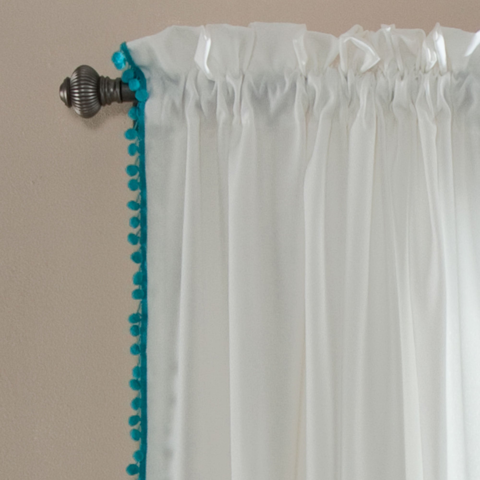 Pom Pom Window Curtain