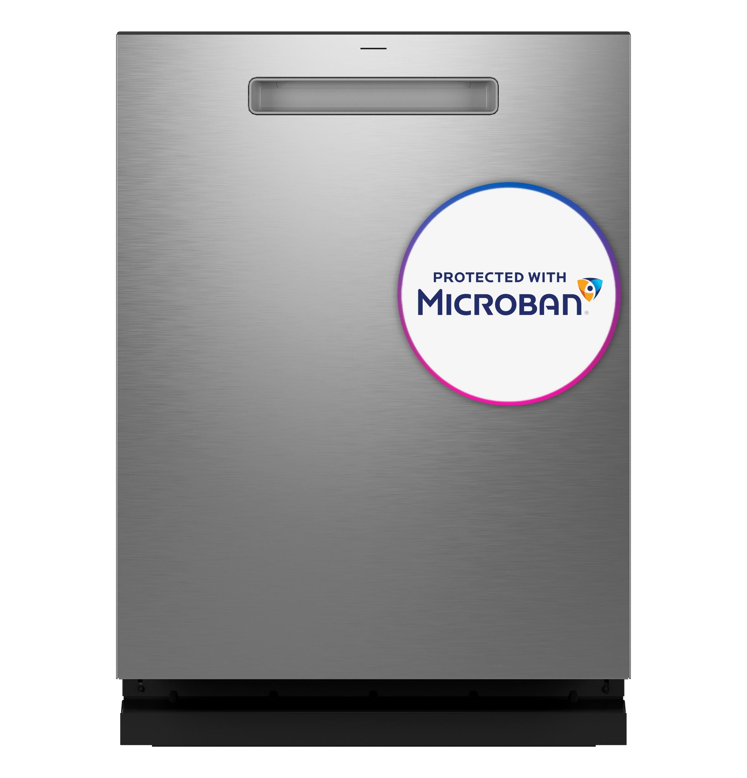 Ge Appliances PDP715SYVFS Ge Profile™ Fingerprint Resistant Top Control With Stainless Steel Interior Dishwasher With Microban™ Antimicrobial Protection With Sanitize Cycle