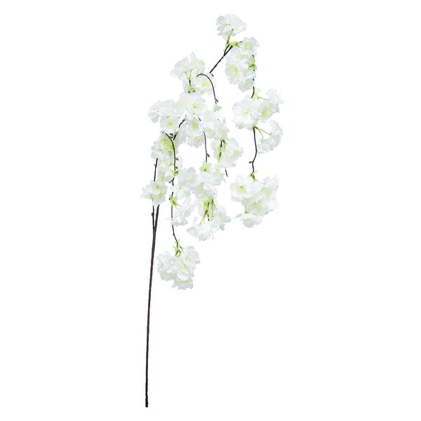 Set of 3 Artificial Hanging Japanese Cherry Blossom Flower Stem Spray 51in