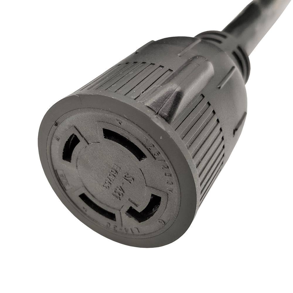 parkworld 50 ft. 104 125-Volt250-Volt 30 Amp 4-Prong NEMA L14-30 Generator Power Extension Cord (NEMA L14-30P to L14-30R) 692293