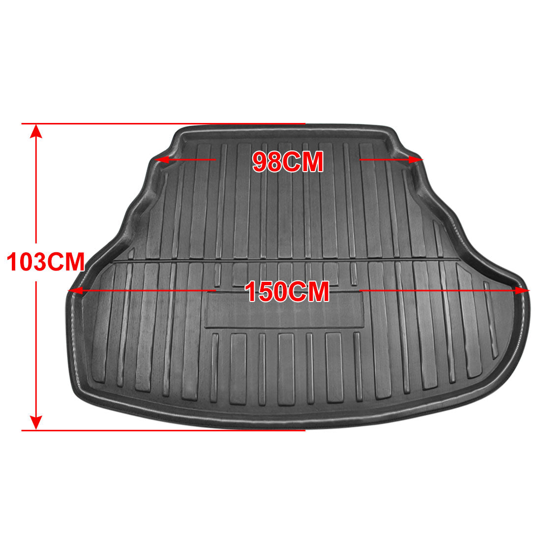 Black Car Rear Trunk Boot Liner Cargo Mat Floor Tray for Toyota Camry 12-17