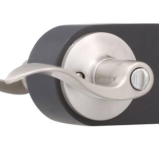 TOLEDO Satin Nickel Privacy BedBath Door Handle Set CV1920JAUS15