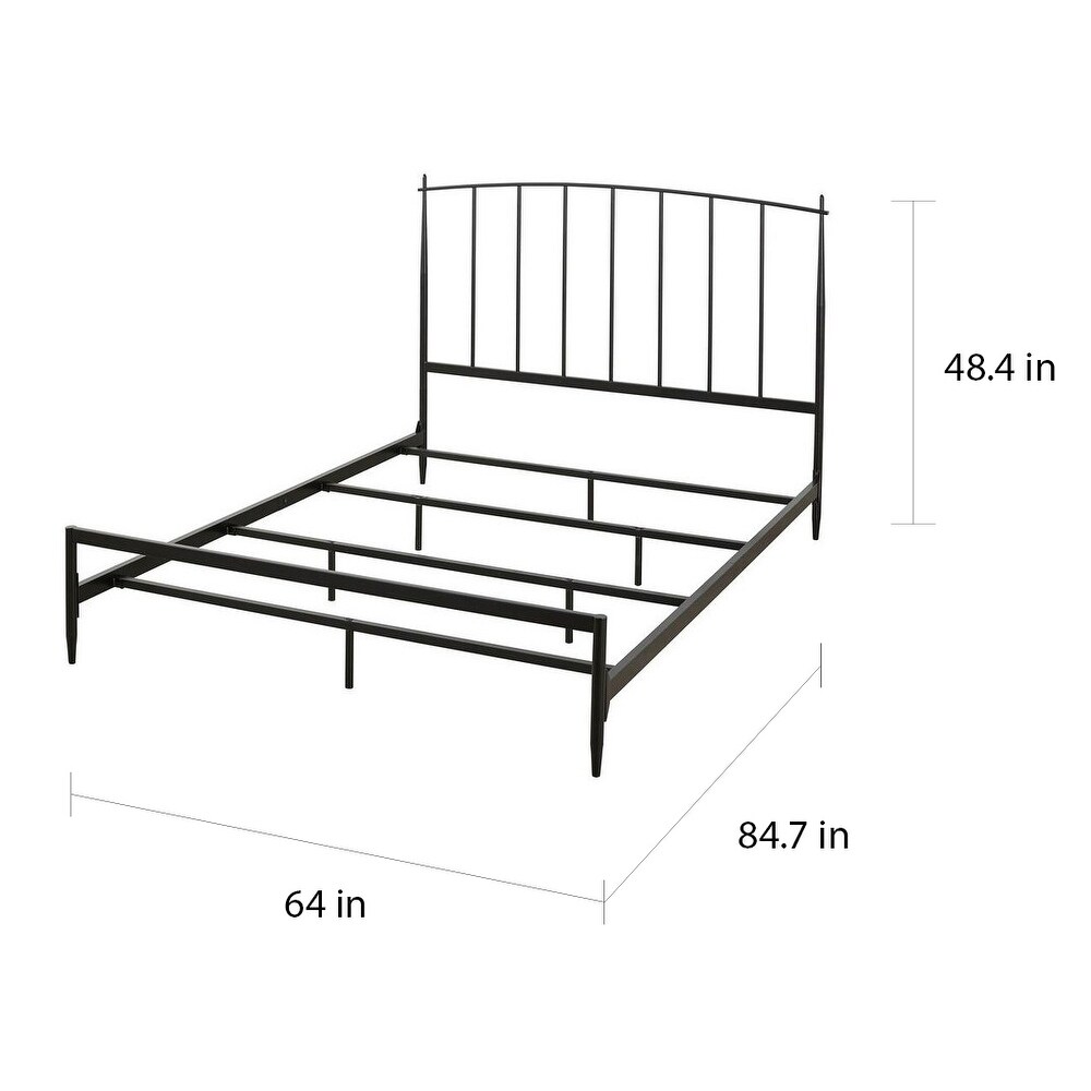 LIfestorey Nina Queen Metal Bed