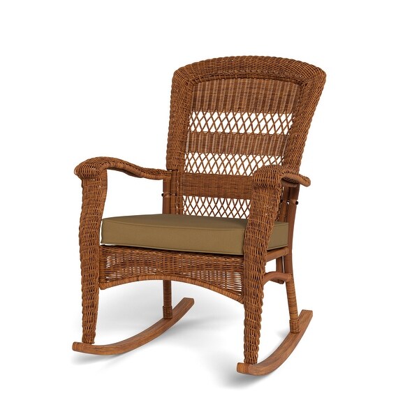 Portside Southwest Amber Rocking Chair with Cushion