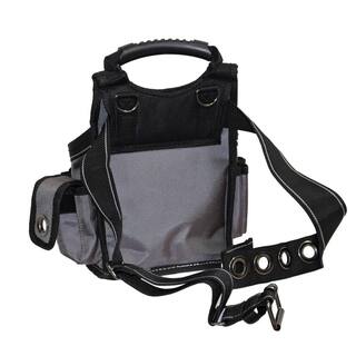 BUCKET BOSS Sparky 9 in. Utility Tool Bag Pouch with Adjustable Tool Belt 55300