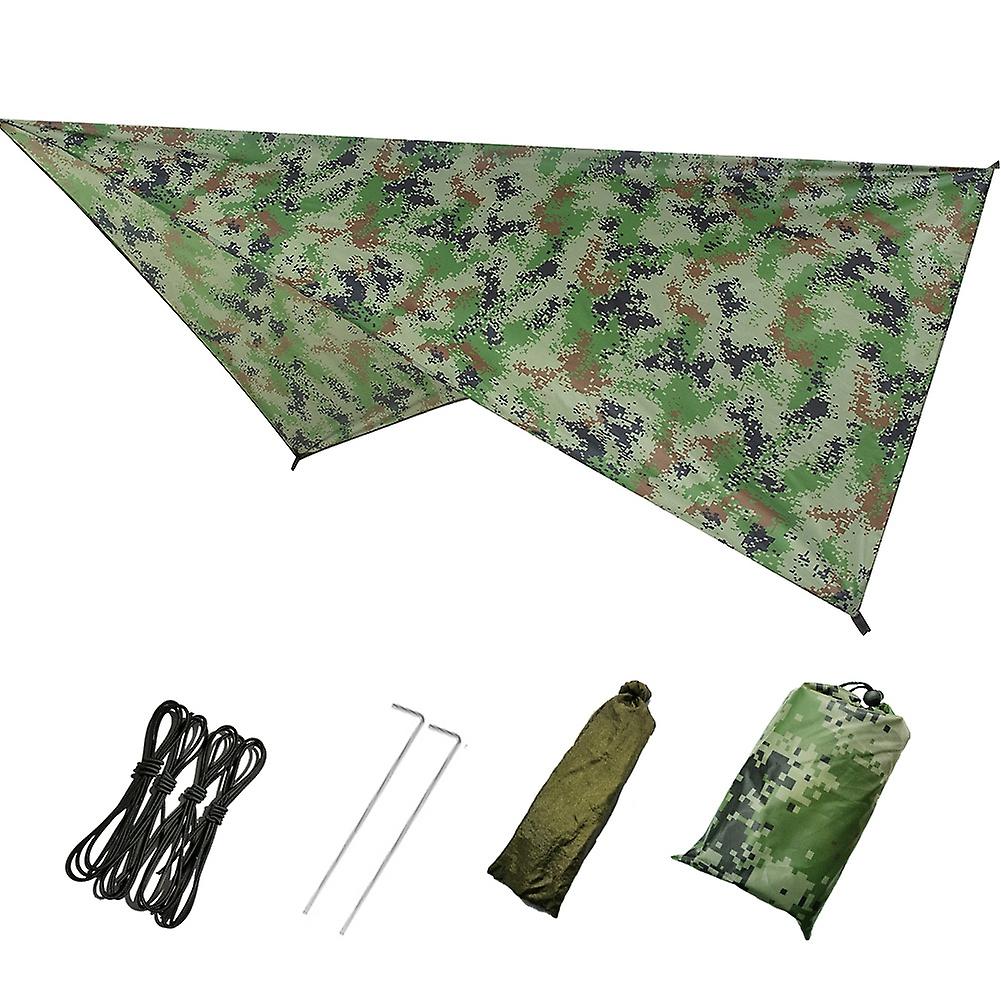 Multifunction Sun Shade Sail Canopy Hammock Tent Shelter for Outdoor CamouflageType A