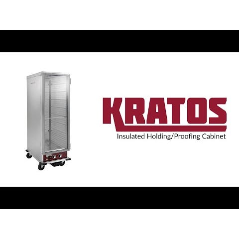 Kratos 28W-154 Half-Size Non-Insulated Holding/Proofing Cabinet with Clear Door， 120V， 1440W