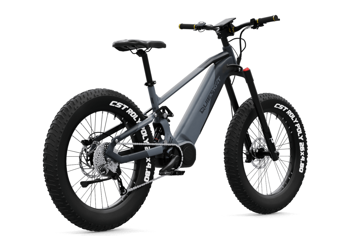 Quietkat iBex 1000W Ultra Mid Drive Motor Fat Tire Electric Mountain Bike