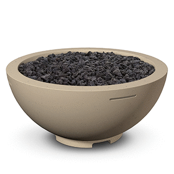 American Fyre Designs Fire Bowl 32 X 16H