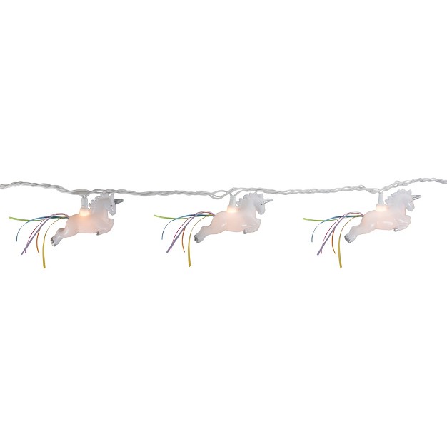 Northlight 10 Count Unicorn Summer Novelty String Lights 6 Ft White Wire