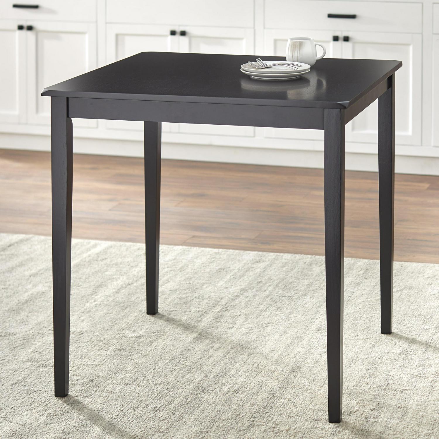 TMS Belfast Bar-Height Table， Black