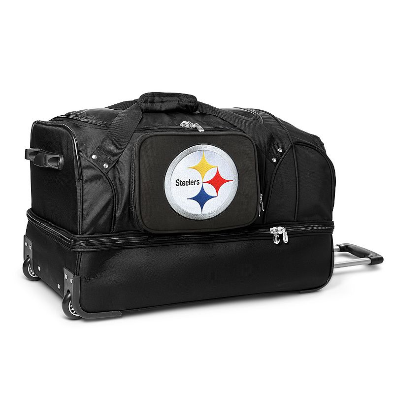 Pittsburgh Steelers 27-in. Wheeled Drop-Bottom Duffel Bag