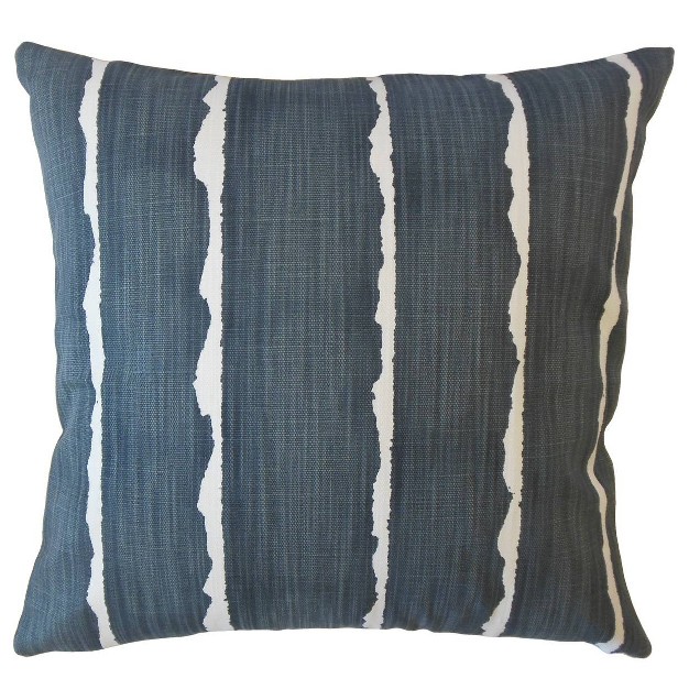 Canal Square Throw Pillow Navy Pillow Collection