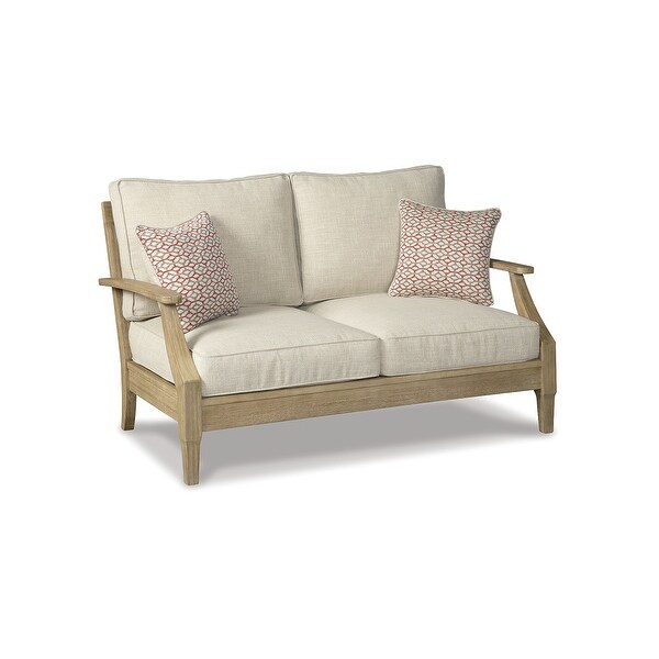 Signature Design by Ashley Clare View Beige 2Piece Outdoor Package