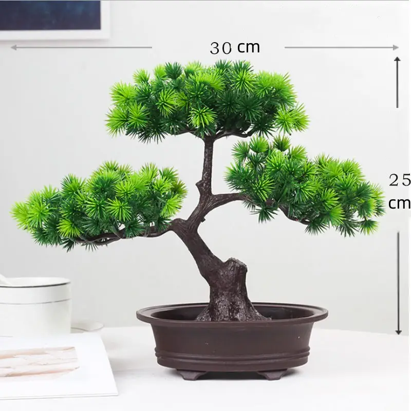 High Quality Low Cost Mini Bonsai Tree Table Decoration Plastic China Natural Carton Box Environmental Friendly ODM OEM Accepted