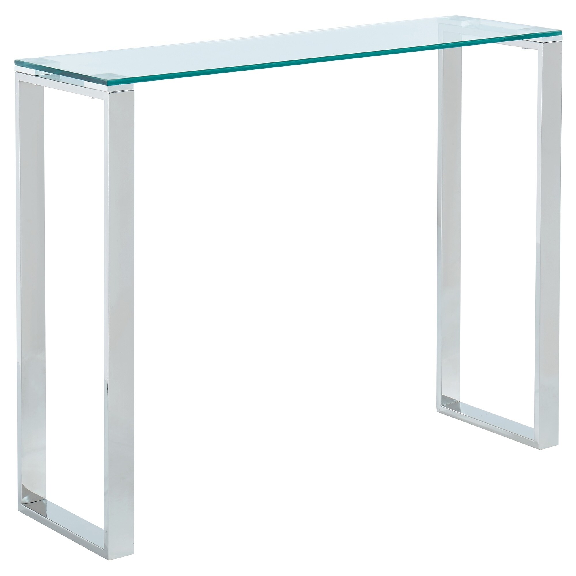 Glass/Chrome Console Table