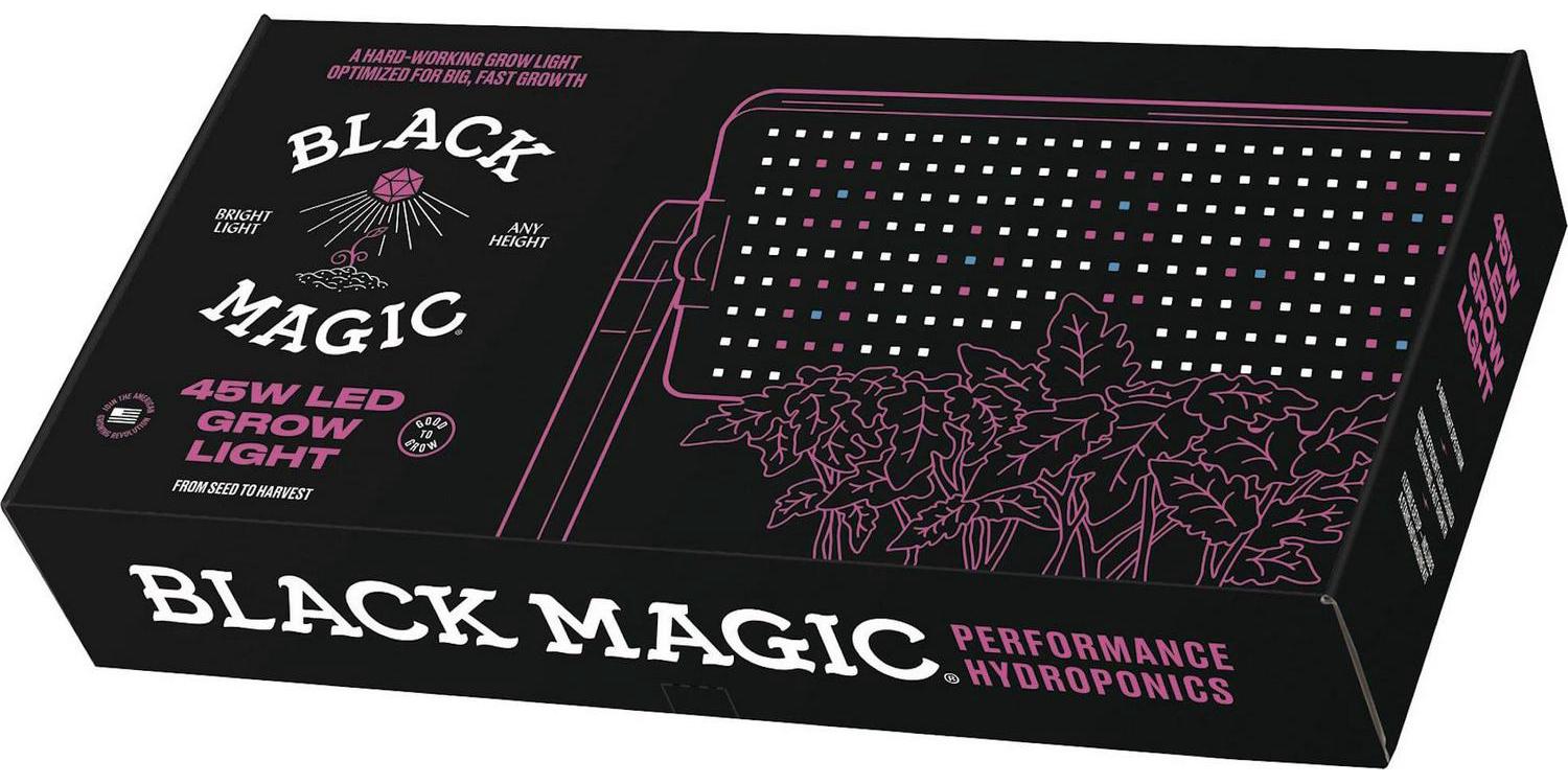 Black Magic 45W LED Grow Light  3 Band-Light Spectrum