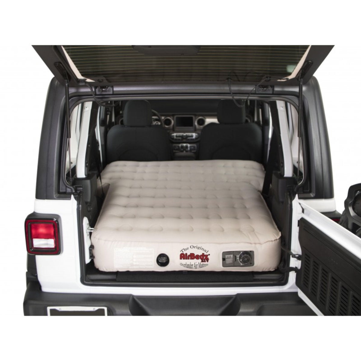 Airbedz AirBedz XUV JEEP， SUV and Crossover Vehicle Rear Seats Down Air Mattress， Built-In Rechargeable Battery Air Pump