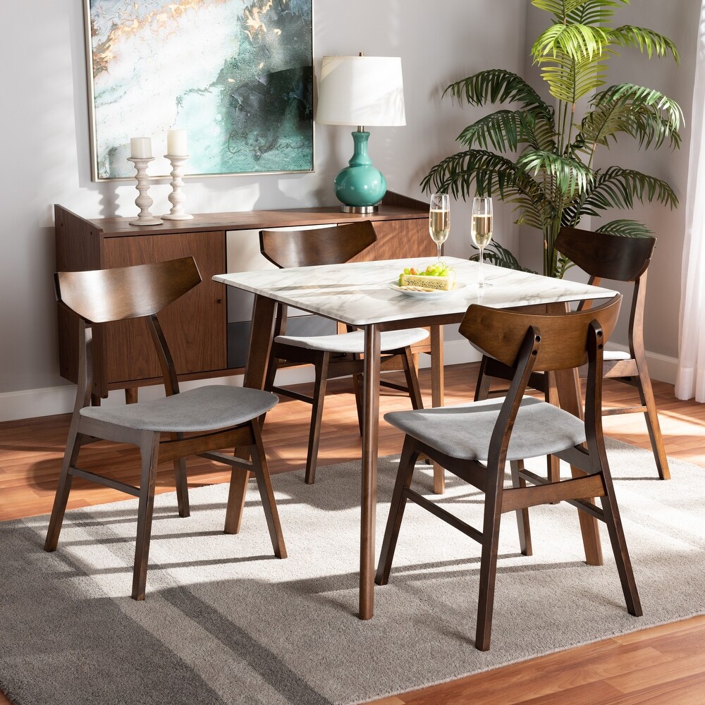 Pearson Mid Century Modern Transitional 5 PC Dining Set