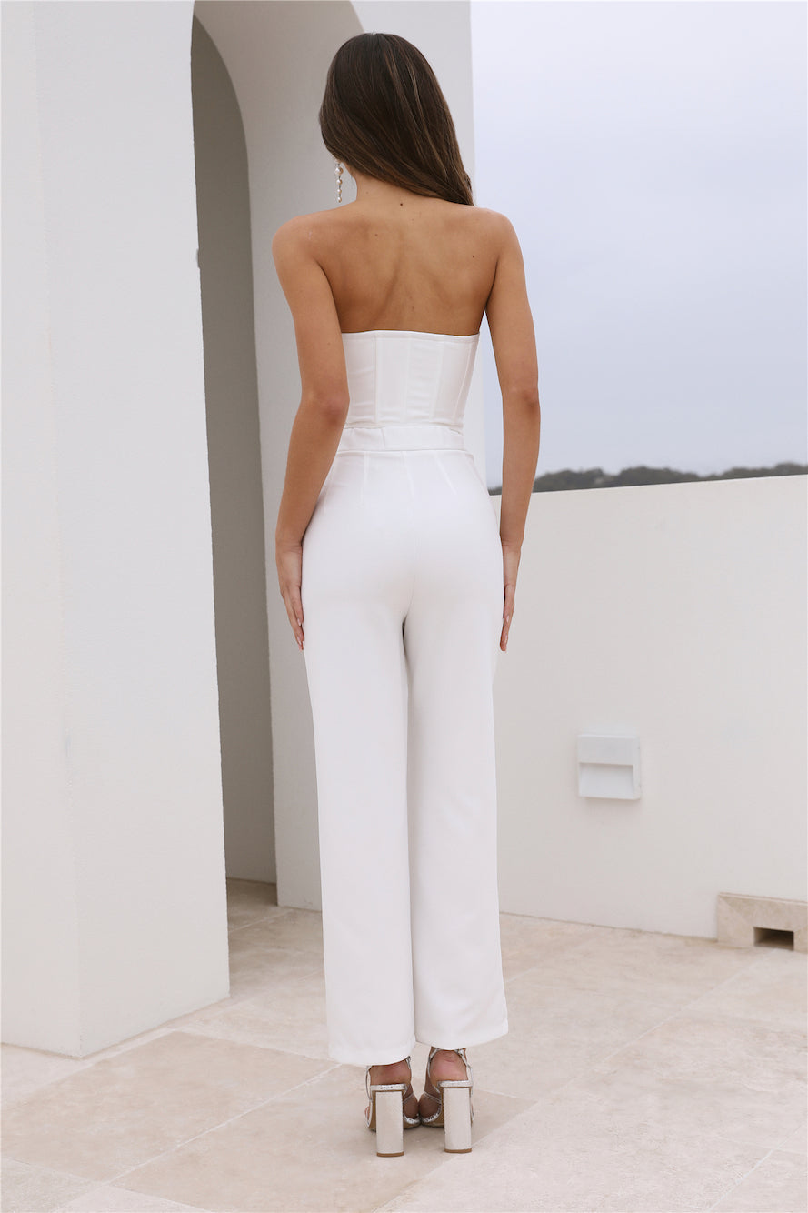 Craving Us Crop White