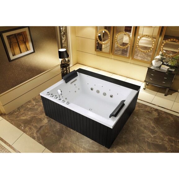 71 inch acrylic double massage bathtub white W1166...