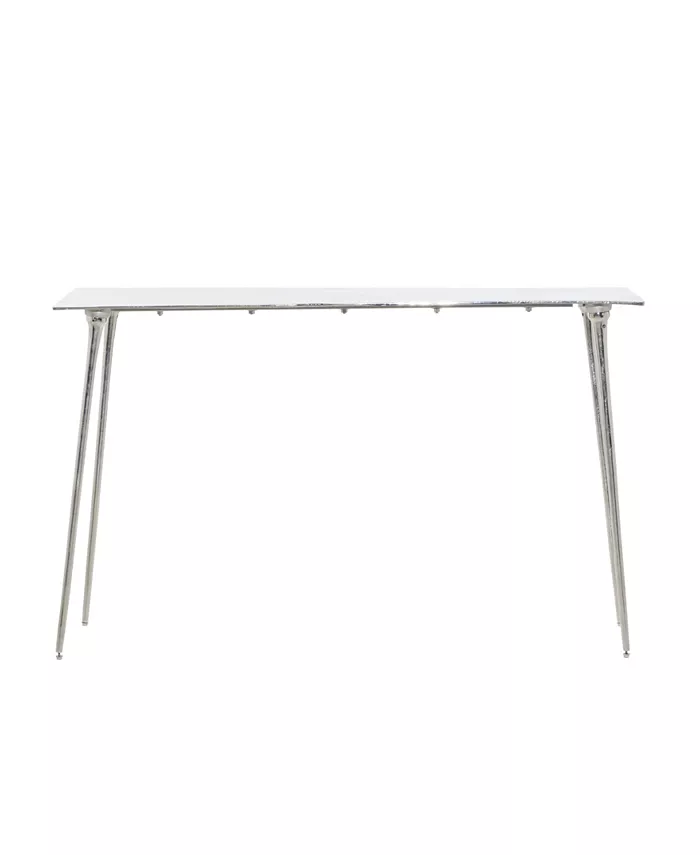 Rosemary Lane Aluminum Glam Console Table