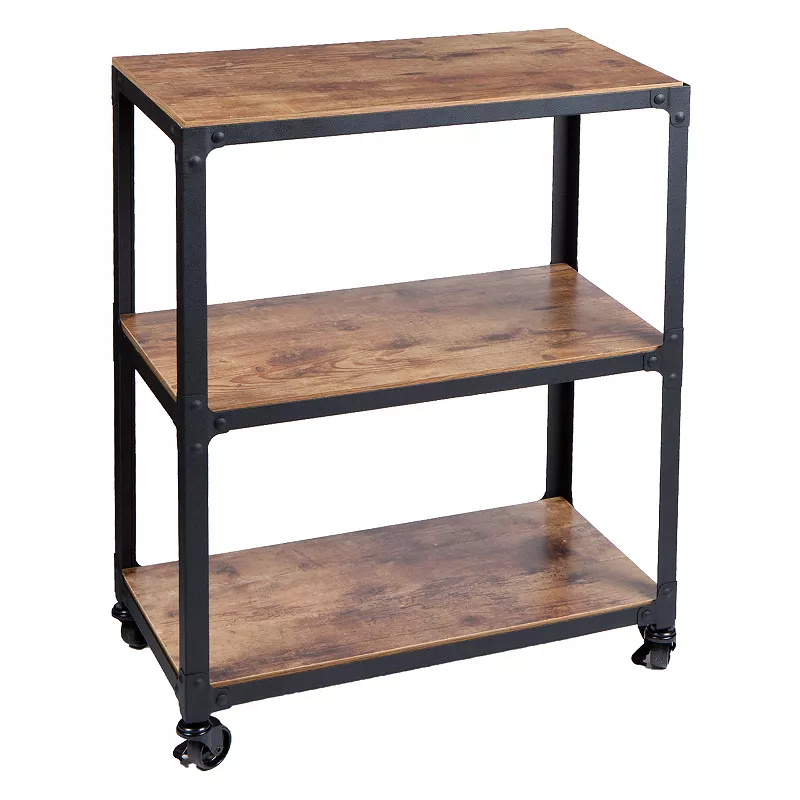 Mind Reader 3-Tier Rolling Storage Cart