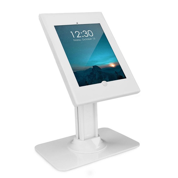 Mount it Anti theft Locking Tablet Kiosk Countertop Stand Compatible W Ipad 10 9 8 Ipad Pro 11 10 5 Ipad Air 10 5 For Business amp Retail White