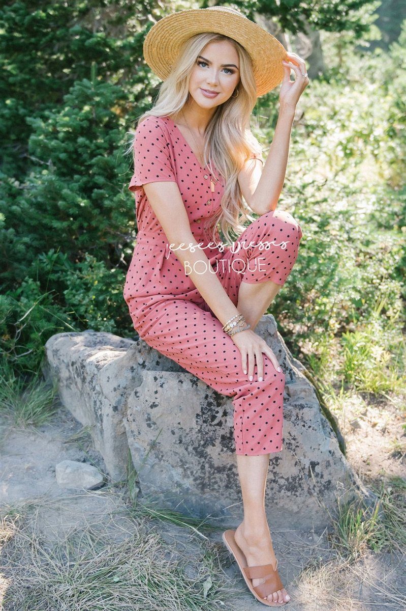 The Mimi Polka Dot Jumpsuit